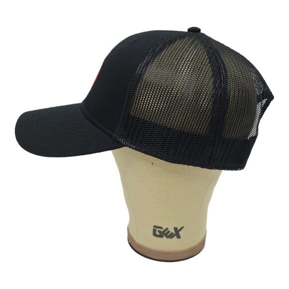 Beats Dr Dre Embroidered Logo Black Mesh Trucker Snapback Hat Cap America - Picture 10 of 13